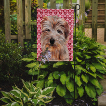 Load image into Gallery viewer, Norfolk Terrier Hearts and Love Garden Flag - Outdoor Decorative Yard Flag SC9712GF