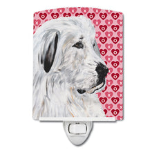 Load image into Gallery viewer, Great Pyrenees Hearts and Love Ceramic Night Light SC9714CNL