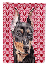 Load image into Gallery viewer, German Pinscher Hearts and Love Flag Canvas House Size SC9716CHF