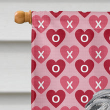 Load image into Gallery viewer, Scottish Deerhound Hearts and Love Flag Canvas House Size SC9717CHF