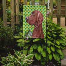 Load image into Gallery viewer, Redbone Coonhound Lucky Shamrock St. Patrick's Day Garden Flag – Decorative Outdoor Yard Flag SC9731GF
