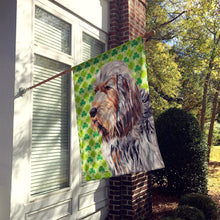 Load image into Gallery viewer, Otterhound Lucky Shamrock St. Patrick's Day Flag Canvas House Size SC9732CHF