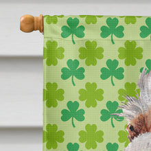Load image into Gallery viewer, Otterhound Lucky Shamrock St. Patrick's Day Flag Canvas House Size SC9732CHF