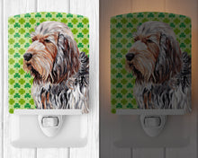 Load image into Gallery viewer, Otterhound Lucky Shamrock St. Patrick's Day Ceramic Night Light SC9732CNL