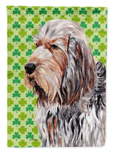 Load image into Gallery viewer, Otterhound Lucky Shamrock St. Patrick's Day Garden Flag - Outdoor Decorative Yard Flag SC9732GF