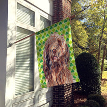 Load image into Gallery viewer, Otterhound Lucky Shamrock St. Patrick's Day Flag Canvas House Size SC9733CHF
