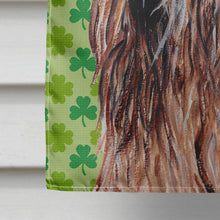 Load image into Gallery viewer, Otterhound Lucky Shamrock St. Patrick's Day Flag Canvas House Size SC9733CHF