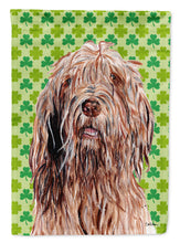 Load image into Gallery viewer, Otterhound Lucky Shamrock St. Patrick's Day Flag Canvas House Size SC9733CHF