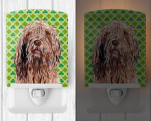 Load image into Gallery viewer, Otterhound Lucky Shamrock St. Patrick's Day Ceramic Night Light SC9733CNL
