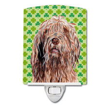 Load image into Gallery viewer, Otterhound Lucky Shamrock St. Patrick's Day Ceramic Night Light SC9733CNL