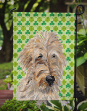 Load image into Gallery viewer, Golden Doodle 2 Lucky Shamrock St. Patrick's Day Garden Flag - Outdoor Decorative Yard Flag SC9739GF