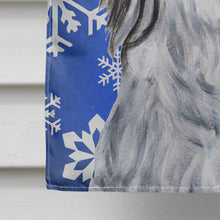 Load image into Gallery viewer, Havanese Winter Snowflakes Flag Canvas House Size SC9785CHF