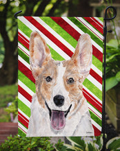 Load image into Gallery viewer, Cardigan Corgi Candy Cane Christmas Garden Flag – Decorative Outdoor Yard Flag SC9792GF