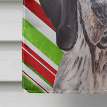 Load image into Gallery viewer, Blue Tick Coonhound Candy Cane Christmas Flag Canvas House Size SC9793CHF
