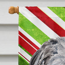 Load image into Gallery viewer, Scottish Deerhound Candy Cane Christmas Flag Canvas House Size SC9802CHF