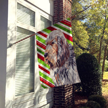 Load image into Gallery viewer, Otterhound Candy Cane Christmas Flag Canvas House Size SC9804CHF