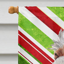 Load image into Gallery viewer, Otterhound Candy Cane Christmas Flag Canvas House Size SC9804CHF
