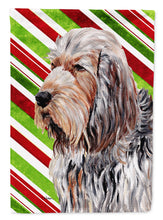 Load image into Gallery viewer, Otterhound Candy Cane Christmas Garden Flag - Outdoor Decorative Yard Flag SC9804GF
