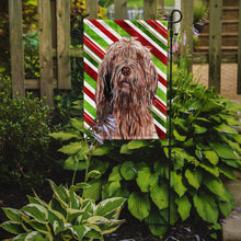 Load image into Gallery viewer, Otterhound Candy Cane Christmas Garden Flag - Outdoor Decorative Yard Flag SC9805GF