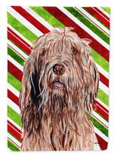 Load image into Gallery viewer, Otterhound Candy Cane Christmas Garden Flag - Outdoor Decorative Yard Flag SC9805GF