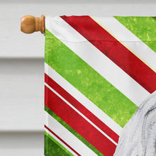 Load image into Gallery viewer, Havanese Candy Cane Christmas Flag Canvas House Size SC9809CHF