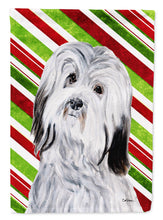 Load image into Gallery viewer, Havanese Candy Cane Christmas Garden Flag - Outdoor Decorative Yard Flag SC9809GF