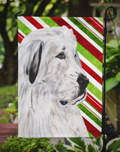 Load image into Gallery viewer, Great Pyrenees Candy Cane Christmas Garden Flag - Outdoor Decorative Yard Flag SC9810GF