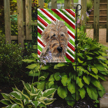 Load image into Gallery viewer, Golden Doodle 2 Candy Cane Christmas Garden Flag - Outdoor Decorative Yard Flag