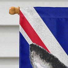 Load image into Gallery viewer, Boston Terrier with English Union Jack British Flag Flag Canvas House Size SC9816CHF