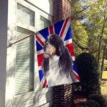Load image into Gallery viewer, Welsh Springer Spaniel with English Union Jack British Flag Flag Canvas House Size SC9817CHF