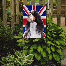 Load image into Gallery viewer, Welsh Springer Spaniel with English Union Jack British Flag Garden Flag - Outdoor Decorative Yard Flag SC9817GF
