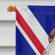 Load image into Gallery viewer, Basset Hound with English Union Jack British Flag Flag Canvas House Size SC9829CHF