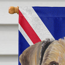 Load image into Gallery viewer, Airedale with English Union Jack British Flag Flag Canvas House Size SC9830CHF