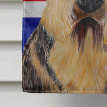 Load image into Gallery viewer, Airedale with English Union Jack British Flag Flag Canvas House Size SC9830CHF