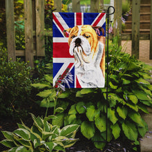 Load image into Gallery viewer, Bulldog English with English Union Jack British Flag Garden Flag - Outdoor Decorative Yard Flag