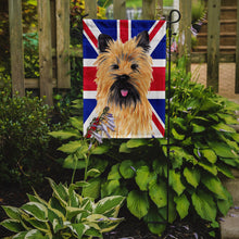 Load image into Gallery viewer, Cairn Terrier with English Union Jack British Flag Garden Flag - Outdoor Decorative Yard Flag