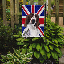 Load image into Gallery viewer, Springer Spaniel with English Union Jack British Flag Garden Flag - Outdoor Decorative Yard Flag