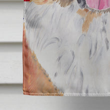 Load image into Gallery viewer, Saint Bernard with English Union Jack British Flag Flag Canvas House Size SC9839CHF