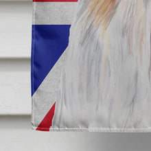 Load image into Gallery viewer, Shih Tzu with English Union Jack British Flag Flag Canvas House Size SC9840CHF