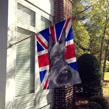 Load image into Gallery viewer, Scottish Terrier with English Union Jack British Flag Flag Canvas House Size SC9843CHF