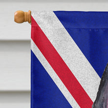 Load image into Gallery viewer, Scottish Terrier with English Union Jack British Flag Flag Canvas House Size SC9843CHF