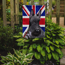 Load image into Gallery viewer, Scottish Terrier with English Union Jack British Flag Garden Flag - Outdoor Decorative Yard Flag SC9843GF