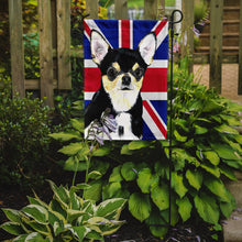Load image into Gallery viewer, Chihuahua with English Union Jack British Flag Garden Flag – Decorative Outdoor Yard Flag SC9856GF