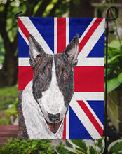 Load image into Gallery viewer, Bull Terrier with Engish Union Jack British Flag Garden Flag – Decorative Outdoor Yard Flag SC9861GF