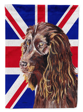 Load image into Gallery viewer, Boykin Spaniel with Engish Union Jack British Flag Garden Flag - Outdoor Decorative Yard Flag