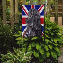 Load image into Gallery viewer, Black Cocker Spaniel with Engish Union Jack British Flag Garden Flag – Decorative Outdoor Yard Flag SC9867GF