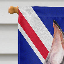 Load image into Gallery viewer, German Pinscher with English Union Jack British Flag Flag Canvas House Size SC9872CHF