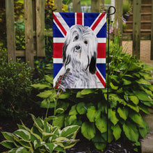 Load image into Gallery viewer, Havanese with English Union Jack British Flag Garden Flag - Outdoor Decorative Yard Flag SC9874GF