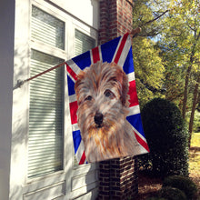 Load image into Gallery viewer, Norfolk Terrier with English Union Jack British Flag Flag Canvas House Size SC9875CHF