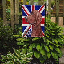 Load image into Gallery viewer, Redbone Coonhound with English Union Jack British Flag Garden Flag - Outdoor Decorative Yard Flag SC9880GF
